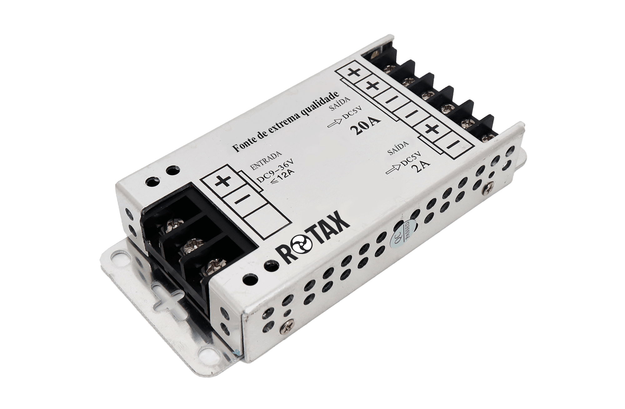 Fonte chaveada em destaque no carrossel da Rotax